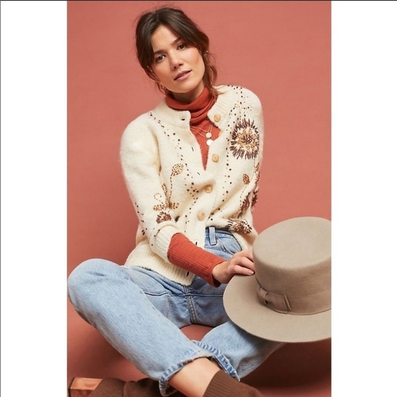 Anthropologie Sweaters - Anthropologie field flower sweater-NWOT